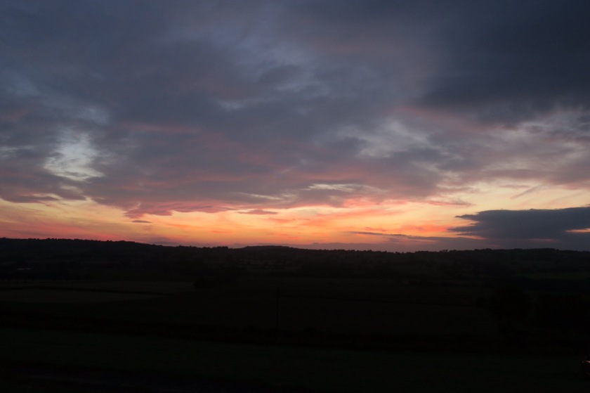 Sunset from Lower Hill Farm