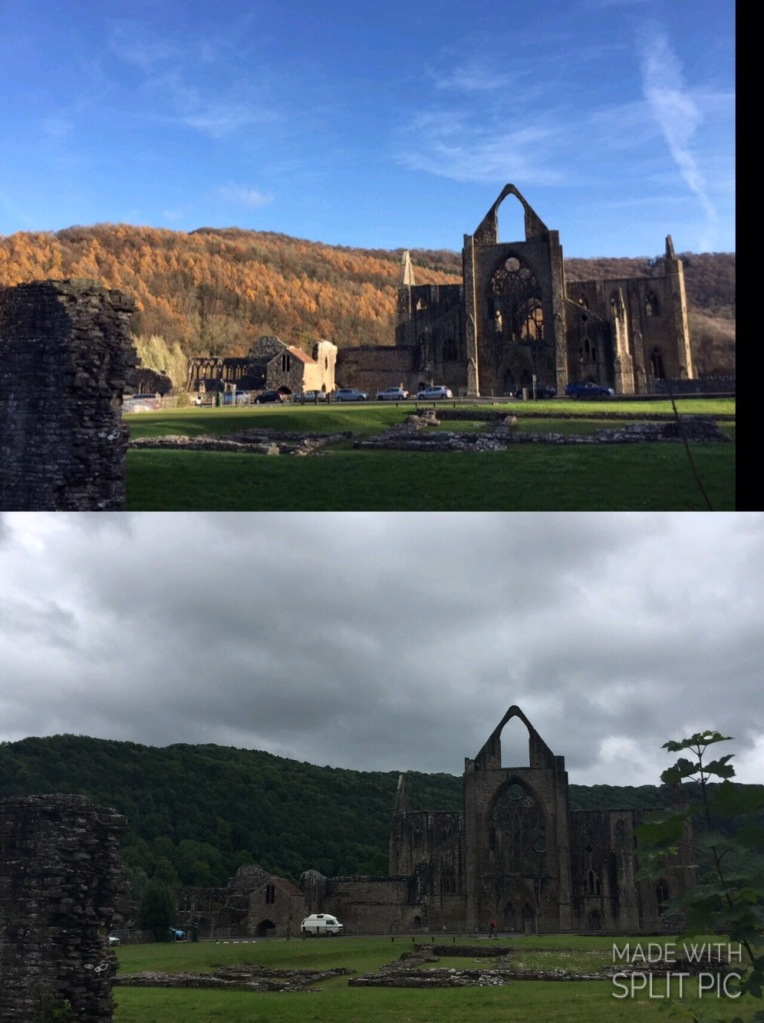 Tintern Abbey - in November and in June