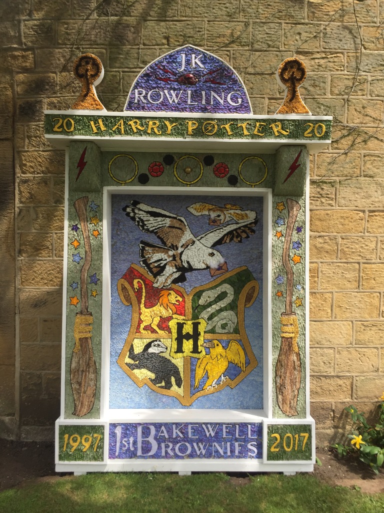 A well dressing in Bakewell